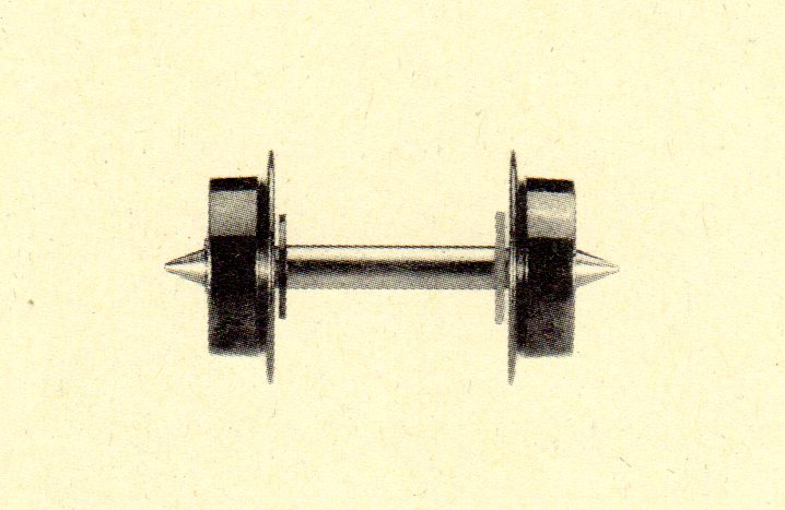 Vagnshjul Ø 6mm, 1st