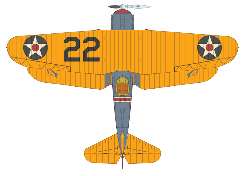 Curtiss P-6E Hawk, 1/32 - 3