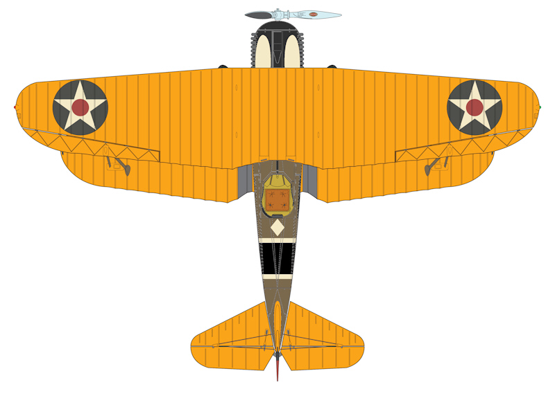Curtiss P-6E Hawk, 1/32 - 6
