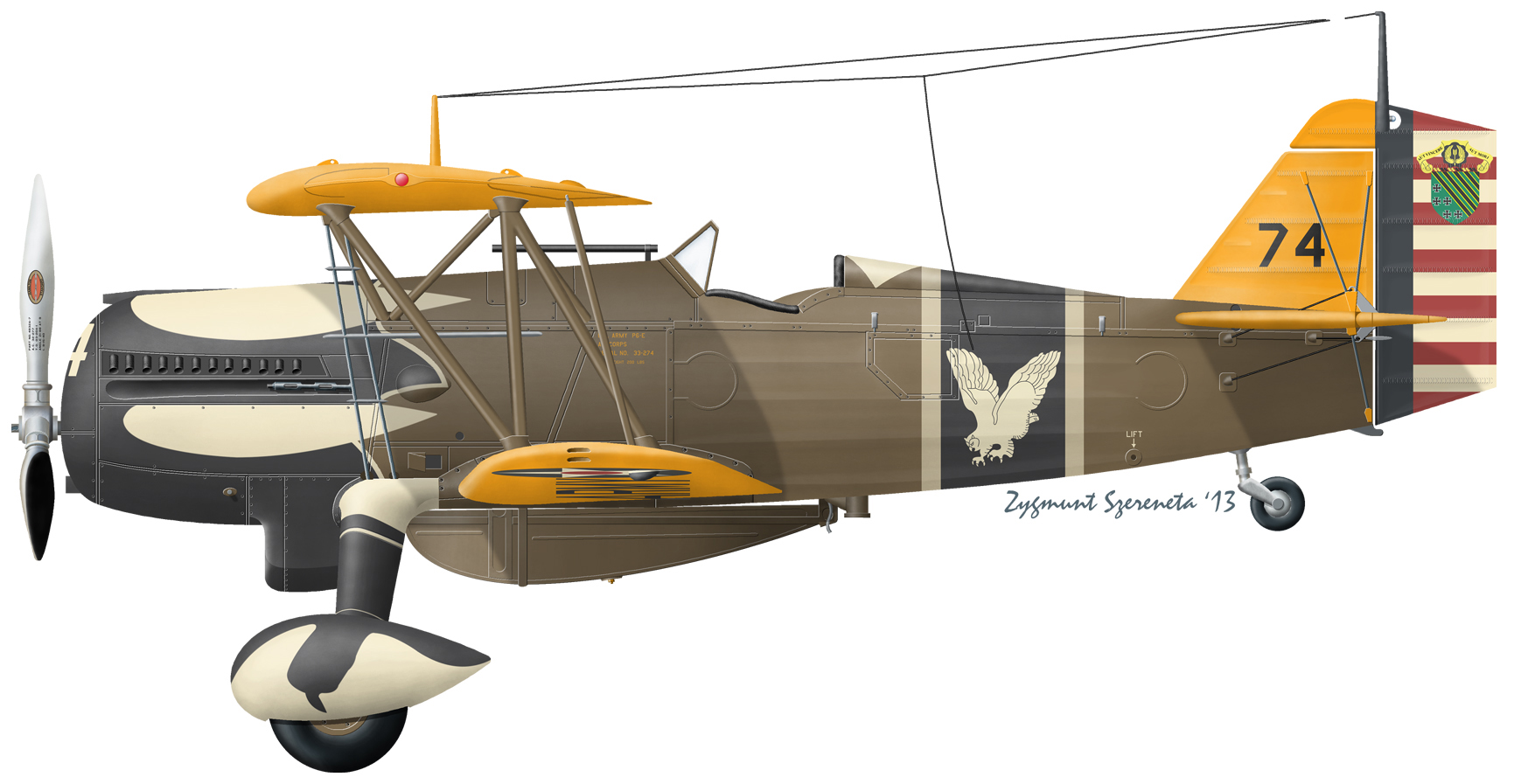 Curtiss P-6E Hawk, 1/32 - 4