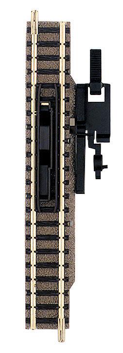 Uncoupling track for manual operation