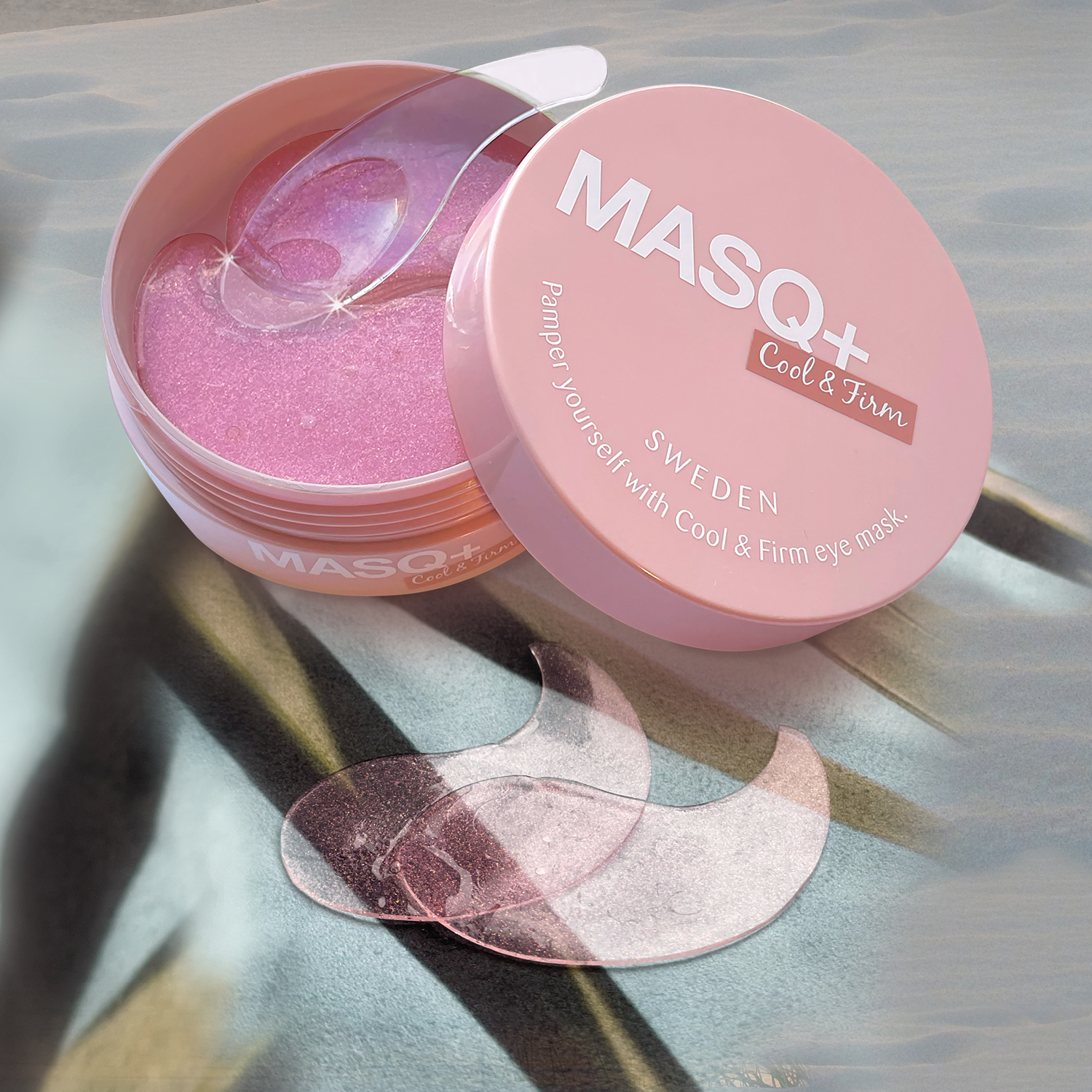 MASQ+ Cool & Firm eye mask, gel patches, burk med 15 par - 6