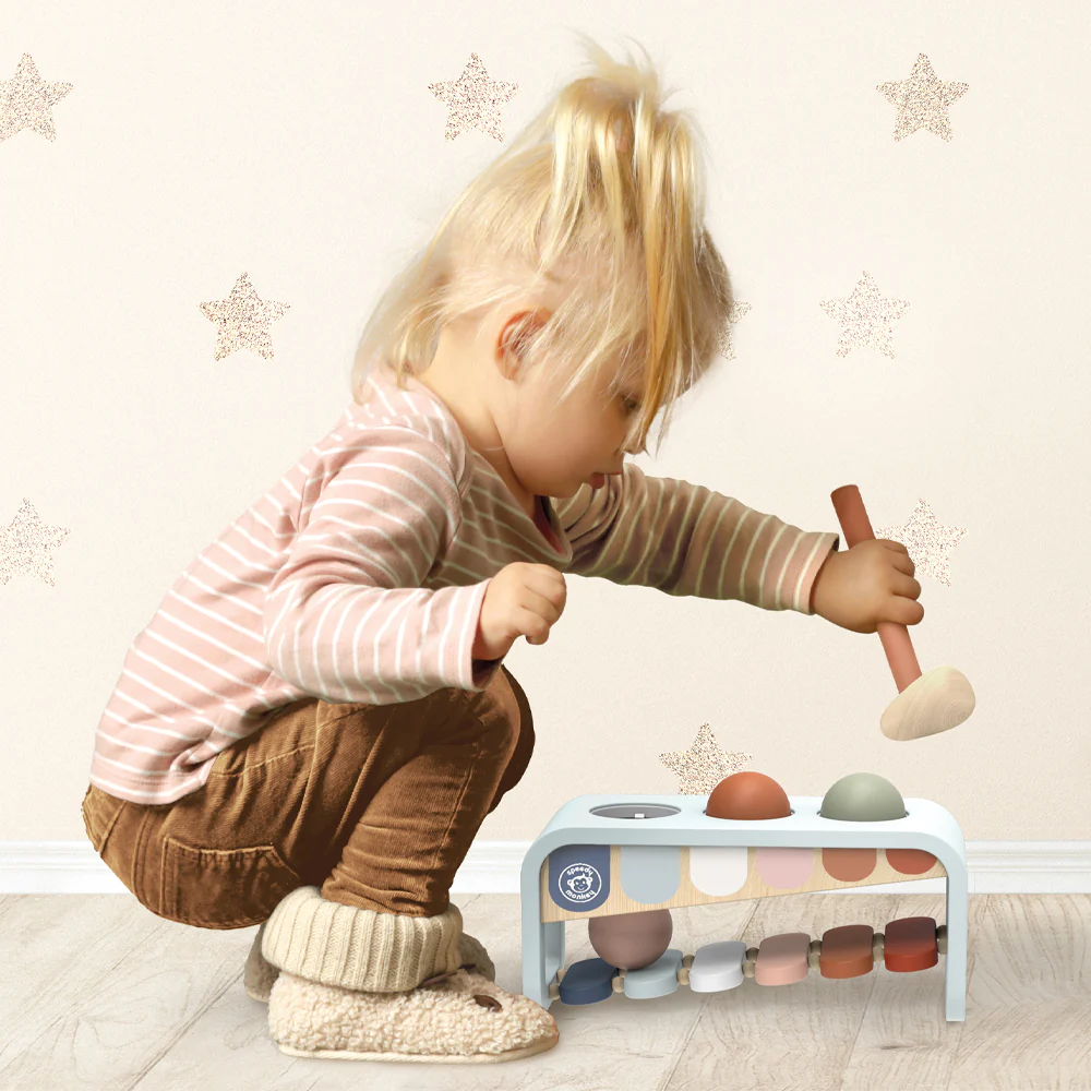 Speedy Monkey Bultbräda med xylofon – Tap Tap Xylophone i FSC märkt  Trä - 3