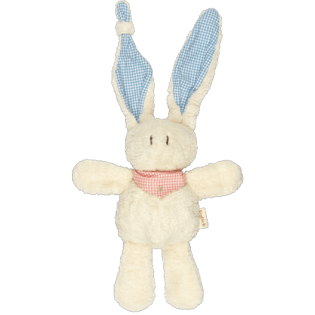 Ekologiskt mjukdjur Kanin  - Tjumm beige rosa och blå från Keptin Jr - 6