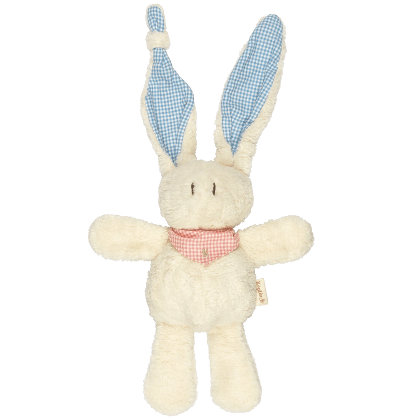 Ekologiskt mjukdjur Kanin  - Tjumm beige rosa och blå från Keptin Jr - 5