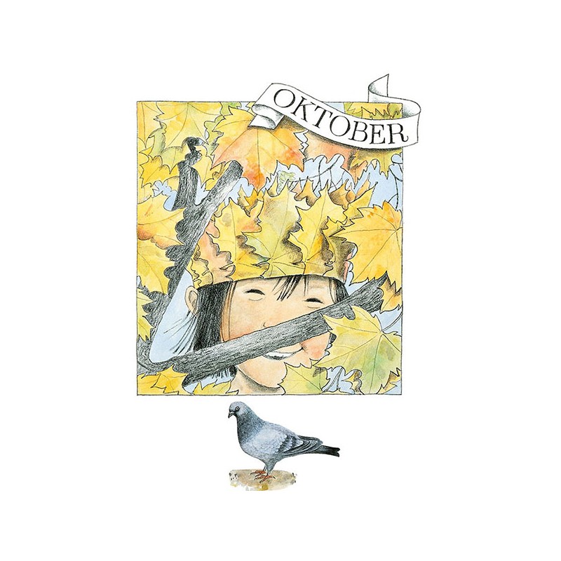 Oktober vykort  - Linnéas årsbok av Lena Andersson
