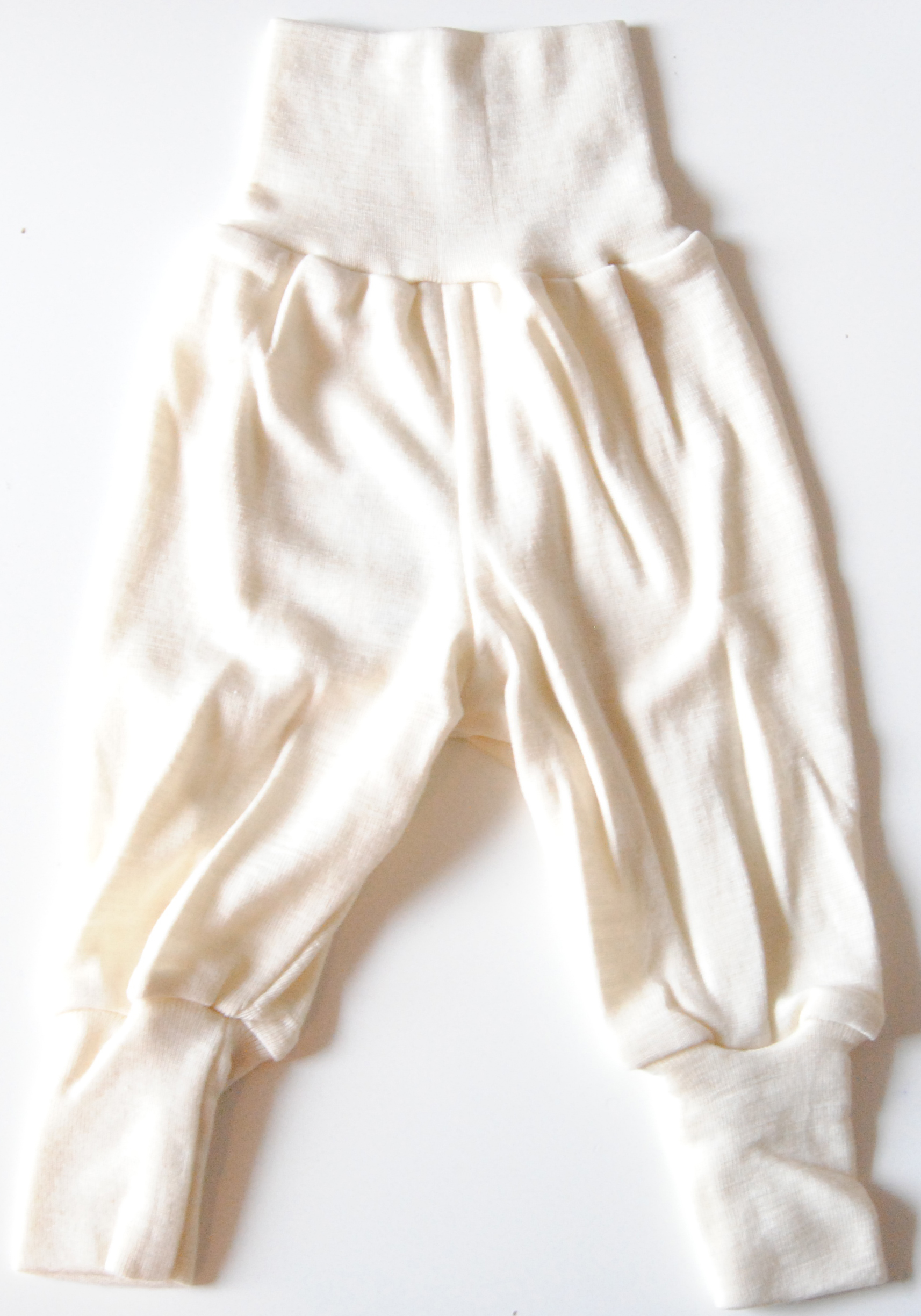 Engel Natur ullsilke byxor baby GOTS-certifiered  - natur - liggande