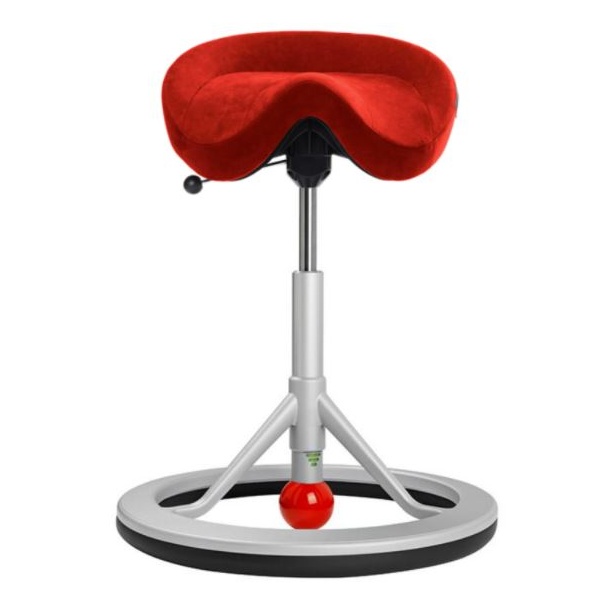 Backapp Smart, Silver Grey, Alcantara Goya Red, Red Ball