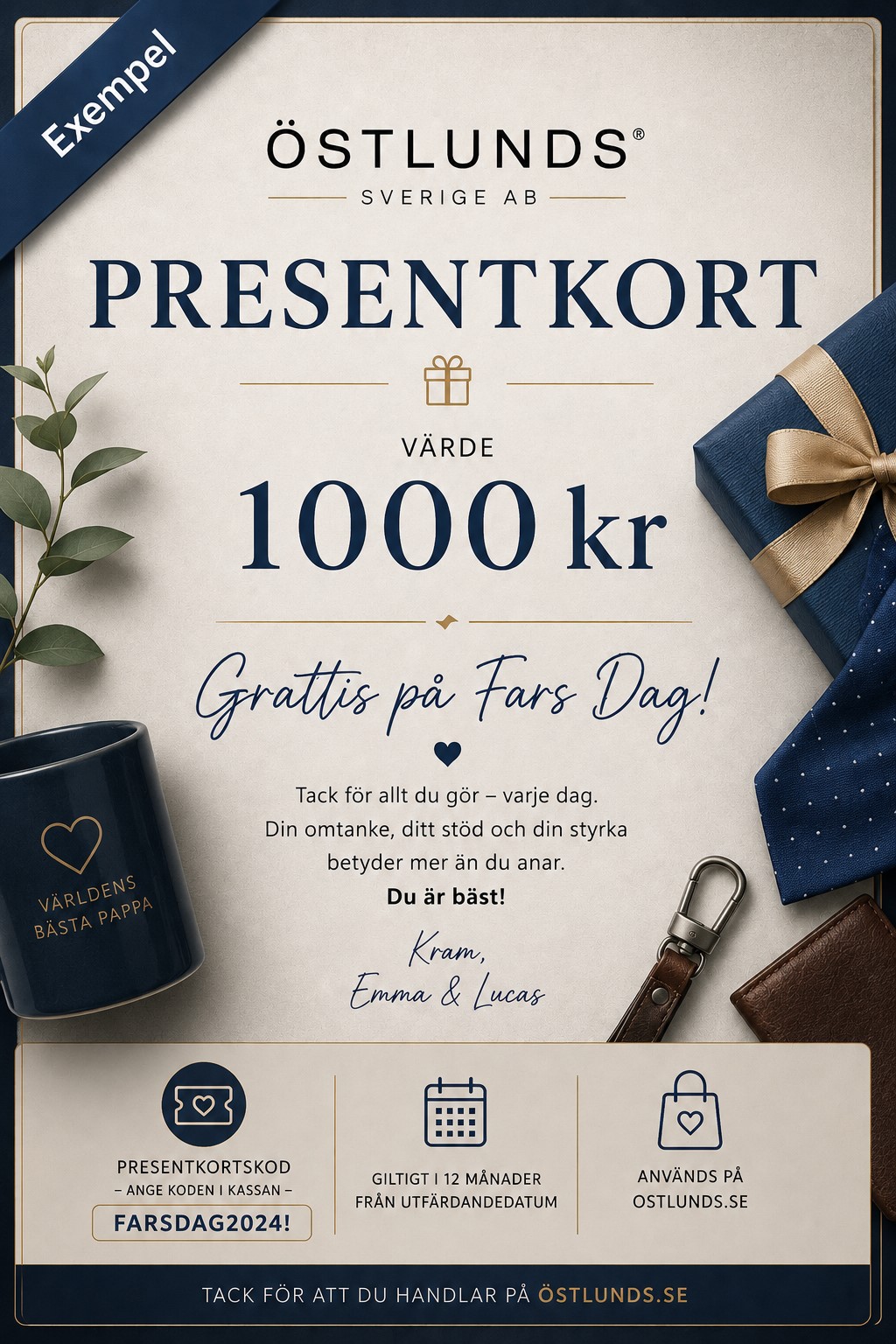 Presentkort 5000 kr - 5