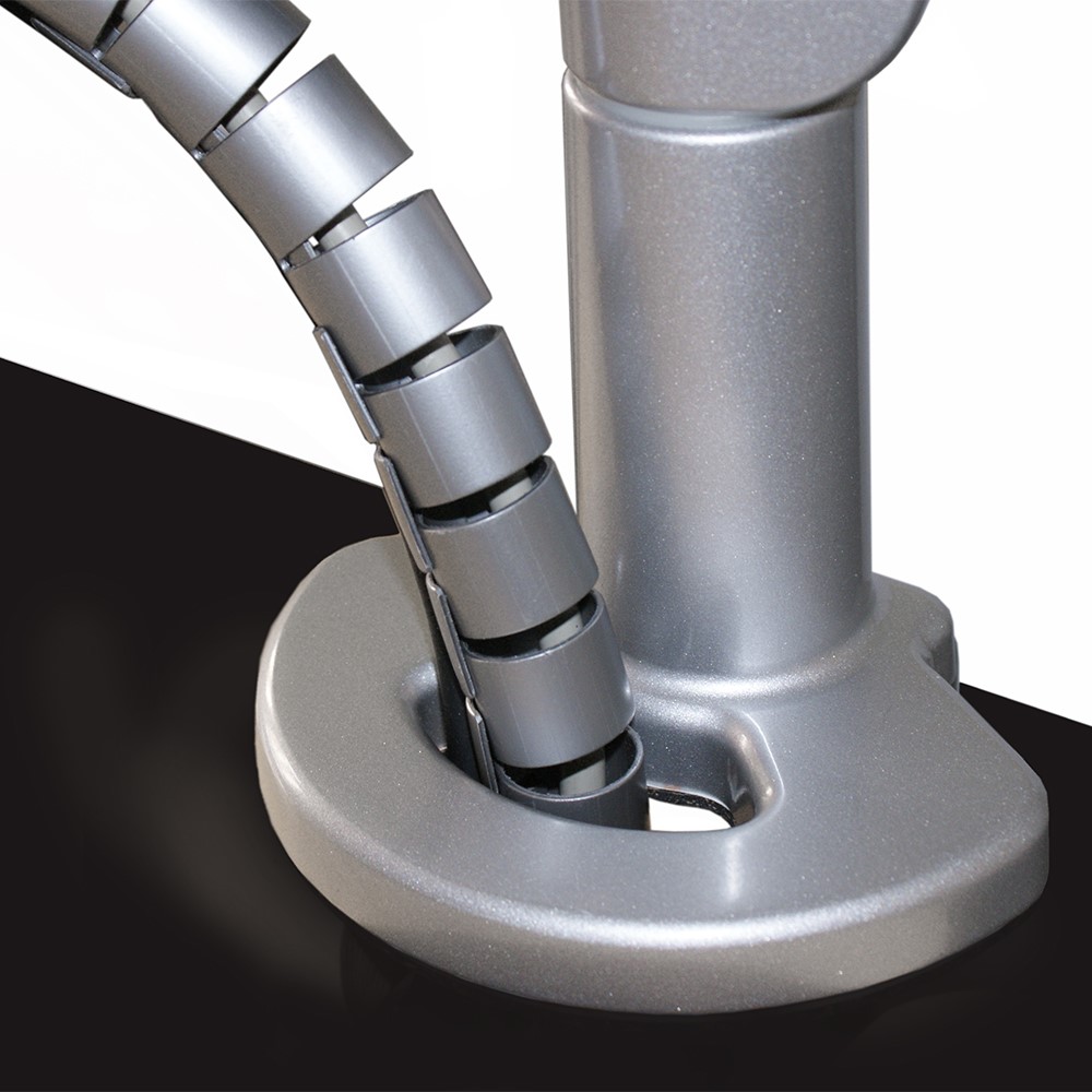 Stockholm gasfjädrad monitorarm, Silver, 3-8 kg - 3
