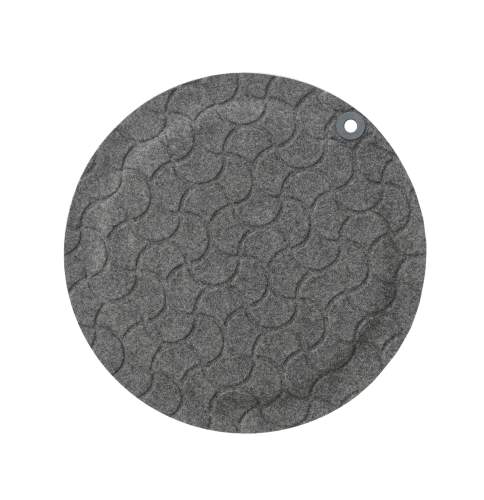 Matting StandUp Round ståmatta, Grey Ø56 cm