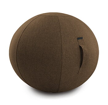 LINEN sittboll, miljövänlig, Coffee, 75 cm
