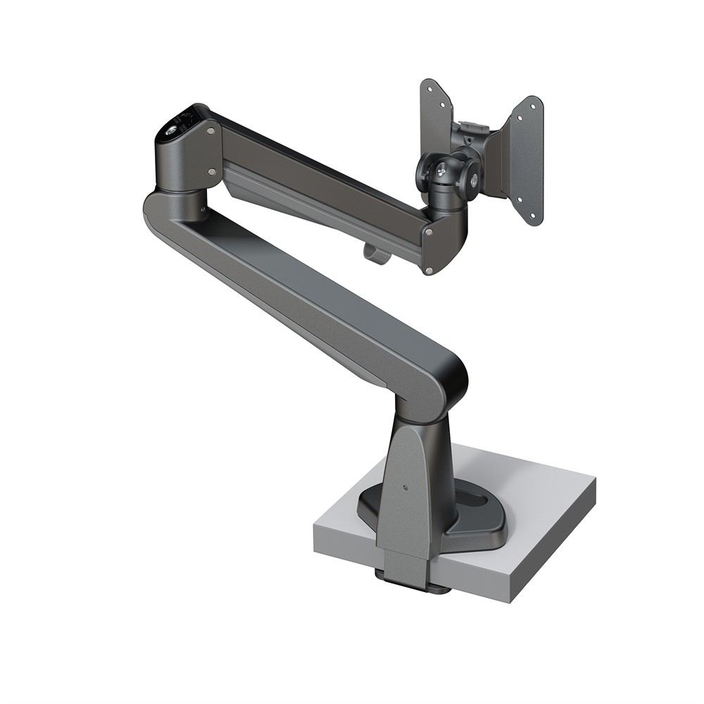 Stockholm gasfjädrad monitorarm, Svart, 3-8 kg