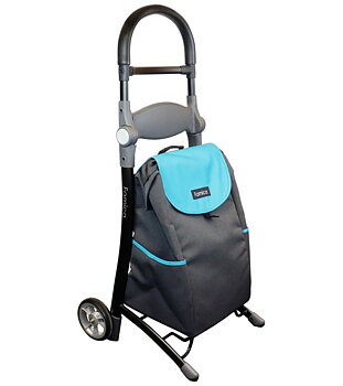 Koala shoppingvagn / väska med sits, blå / grå