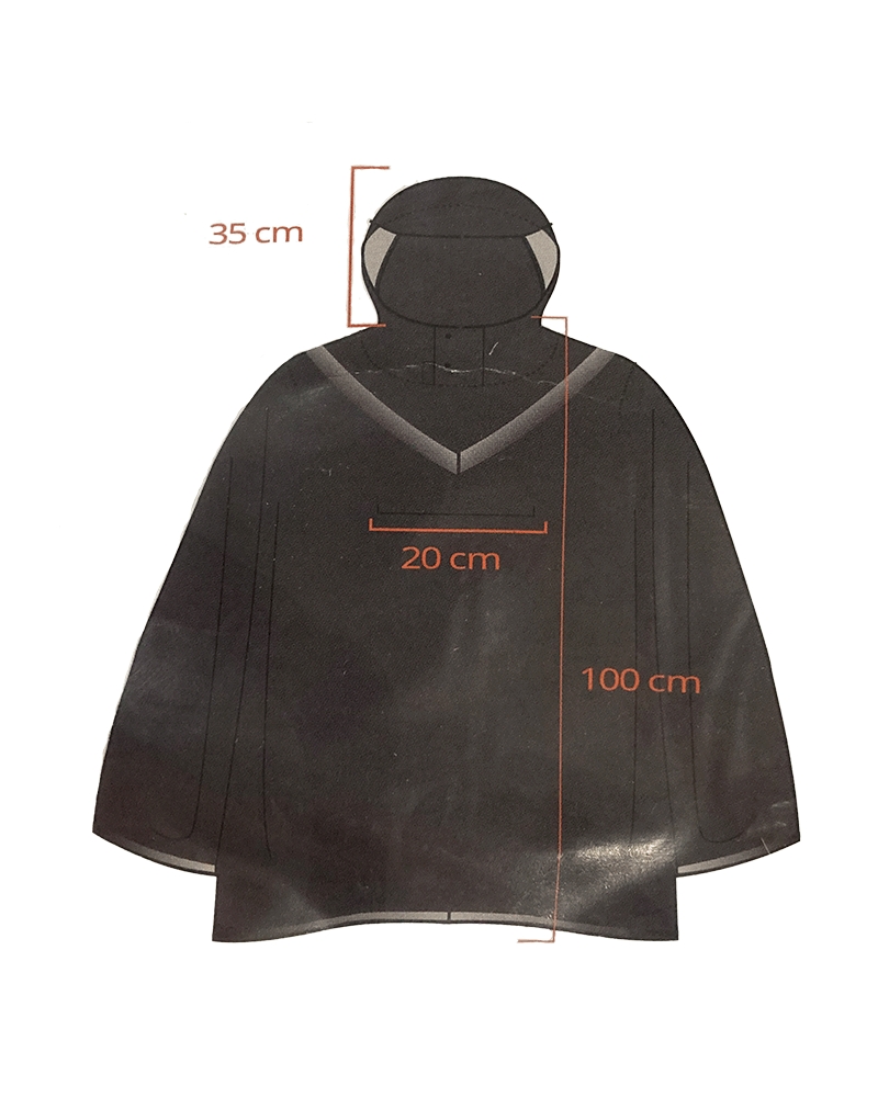 Regnponcho för rullstolsburna - 2