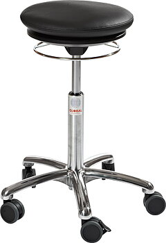 Pilates Air chair, Black PU / konstläder