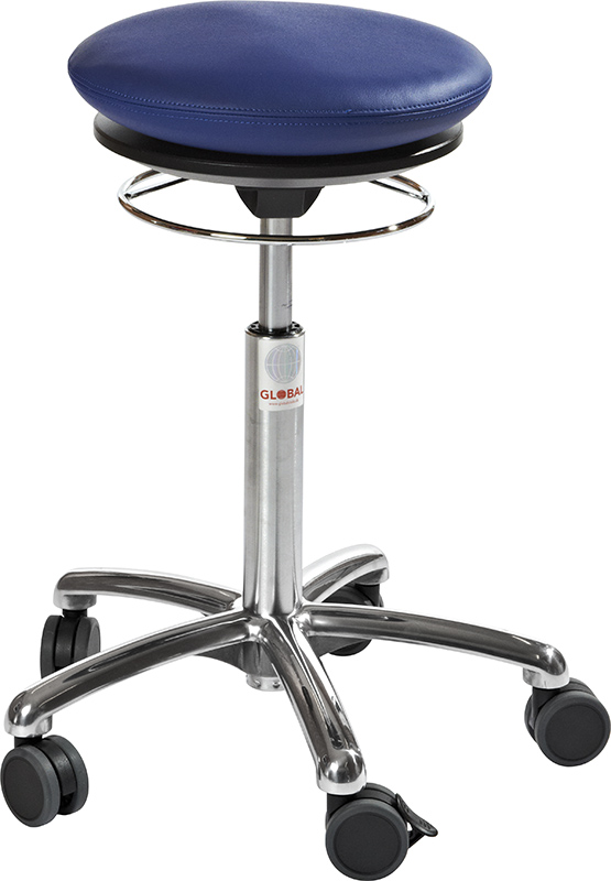 Pilates Air chair, Blue PU / konstläder