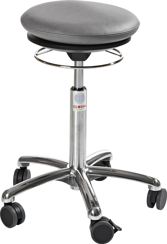 Pilates Air chair, Grey PU / konstläder