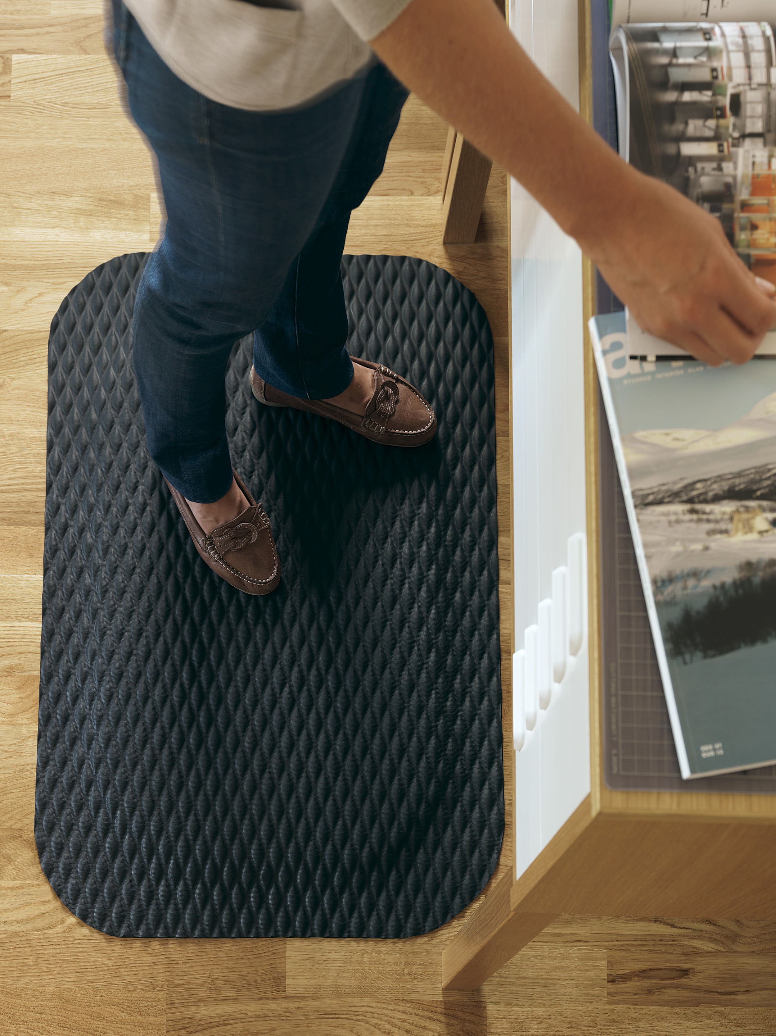 Yoga Fashion Nitril oljebeständig elektriskt konduktiv svetsmatta - 7