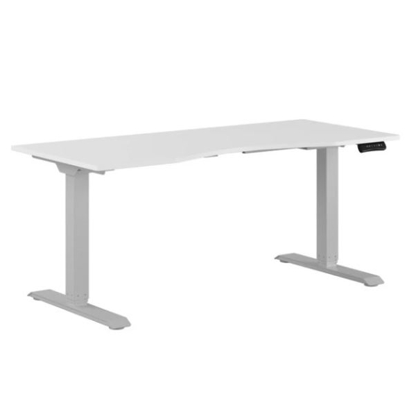 Premium höj- och sänkbart bord med maguttag, 100 kg lyftkapacitet - 2