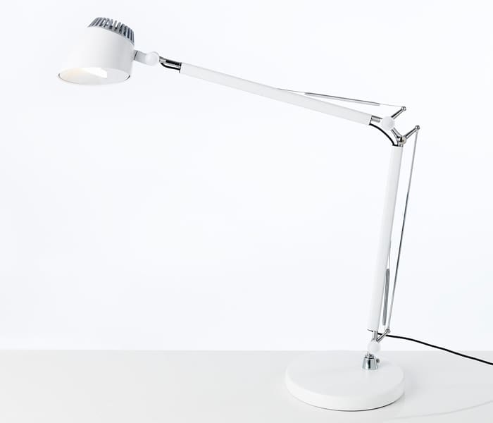 Valencia skrivbordslampa, Vit