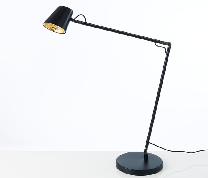 Tokyo skrivbordslampa, Svart