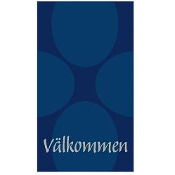 Classic Print Oval, blå