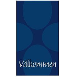 Classic Print Oval, blå