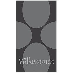 Classic Print Oval, grå