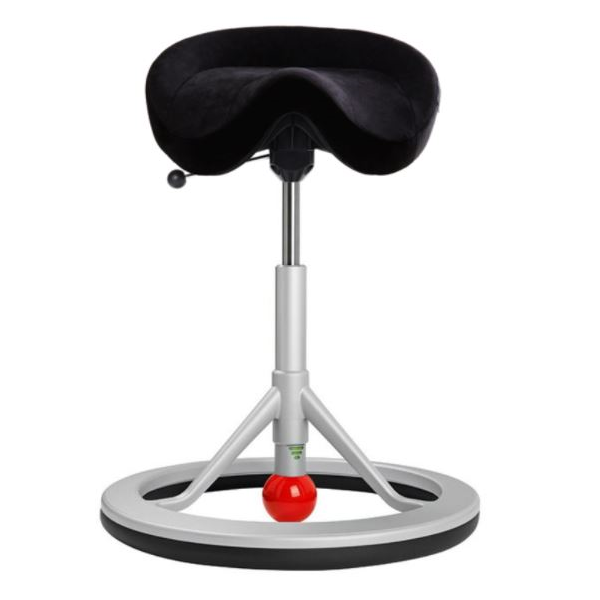Backapp Smart Silver Grey, Alcantara Black, Red ball