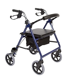 Impala extra bred rullator för inom- och utomhusbruk