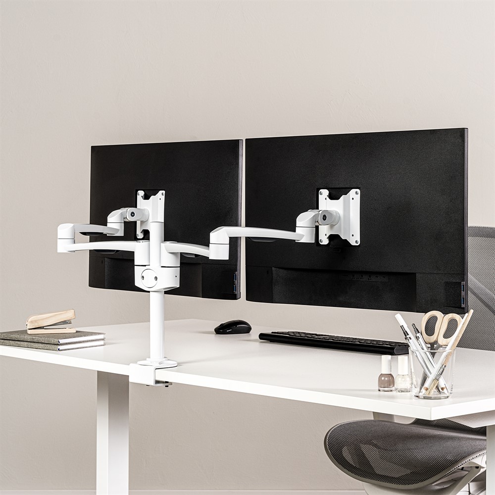 Oslo 2 System monitorarm, Vit - 2