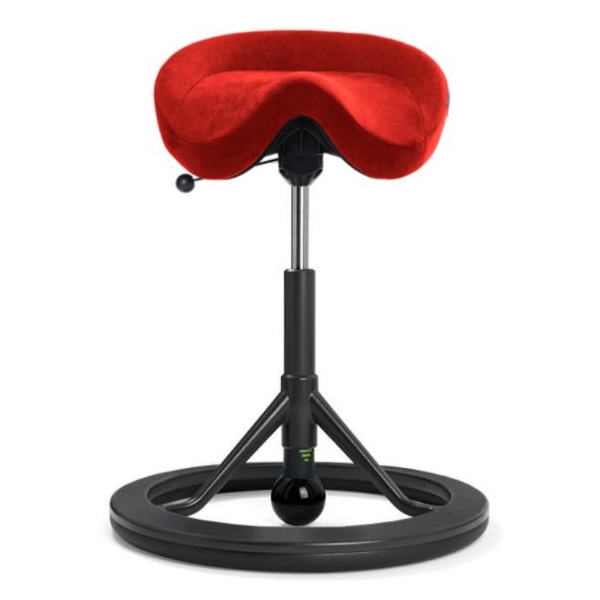 Backapp Smart, Black Grey, Alcantara Goya Red, Black Ball