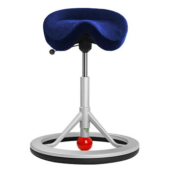Backapp Smart, Silver Grey, Alcantara Commodore Blue, Red Ball