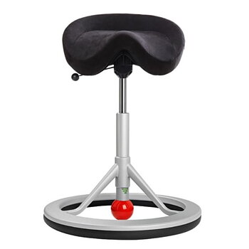 Backapp Smart, Silver Grey, Alcantara Anthracite, Red Ball