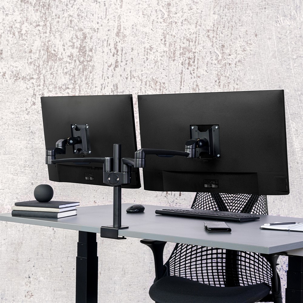 Oslo 2 System monitorarm, Svart - 2