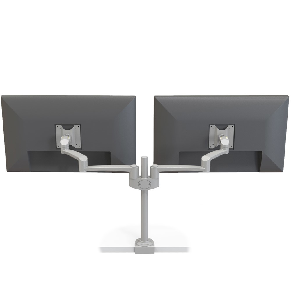 Oslo 2 System monitorarm, Silver - 3