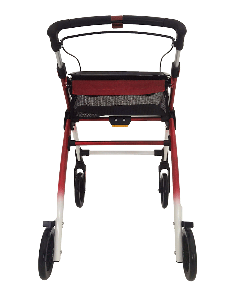 Jaguar inomhusrollator, Röd/Vit, Jubileumsutgåva - 2