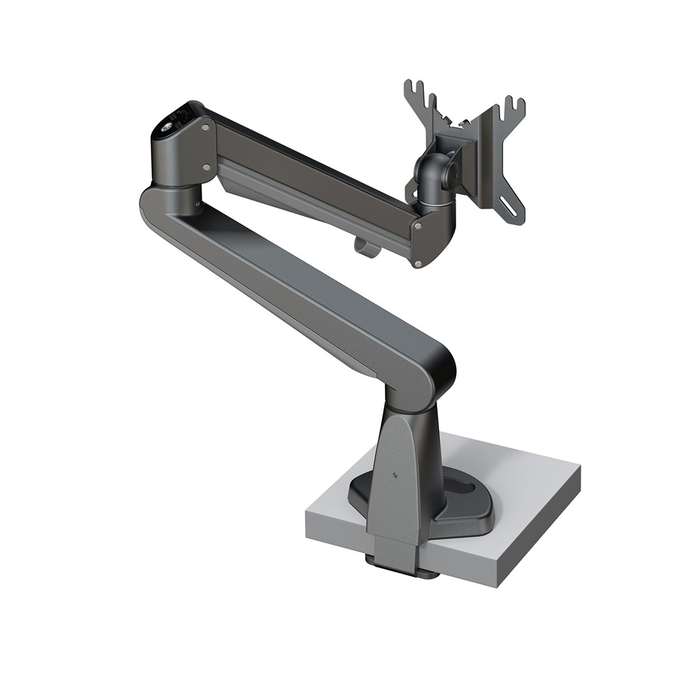 Stockholm gasfjädrad monitorarm, Svart, 8-14 kg
