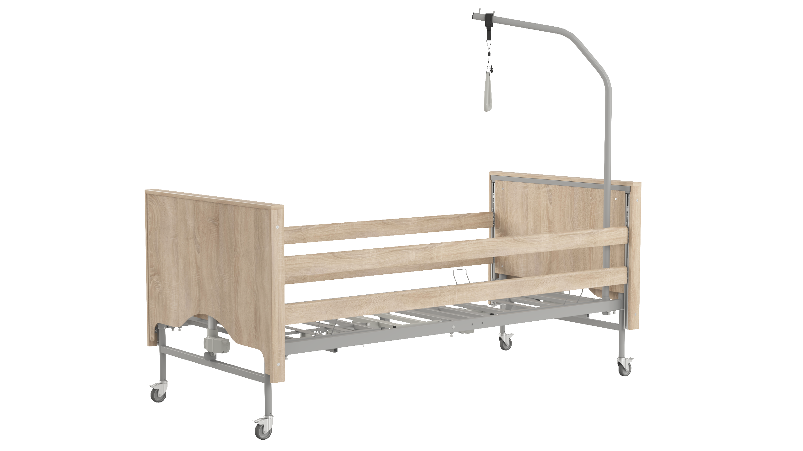 Elektriskt styrd vårdsäng, Sonoma Ek - 4