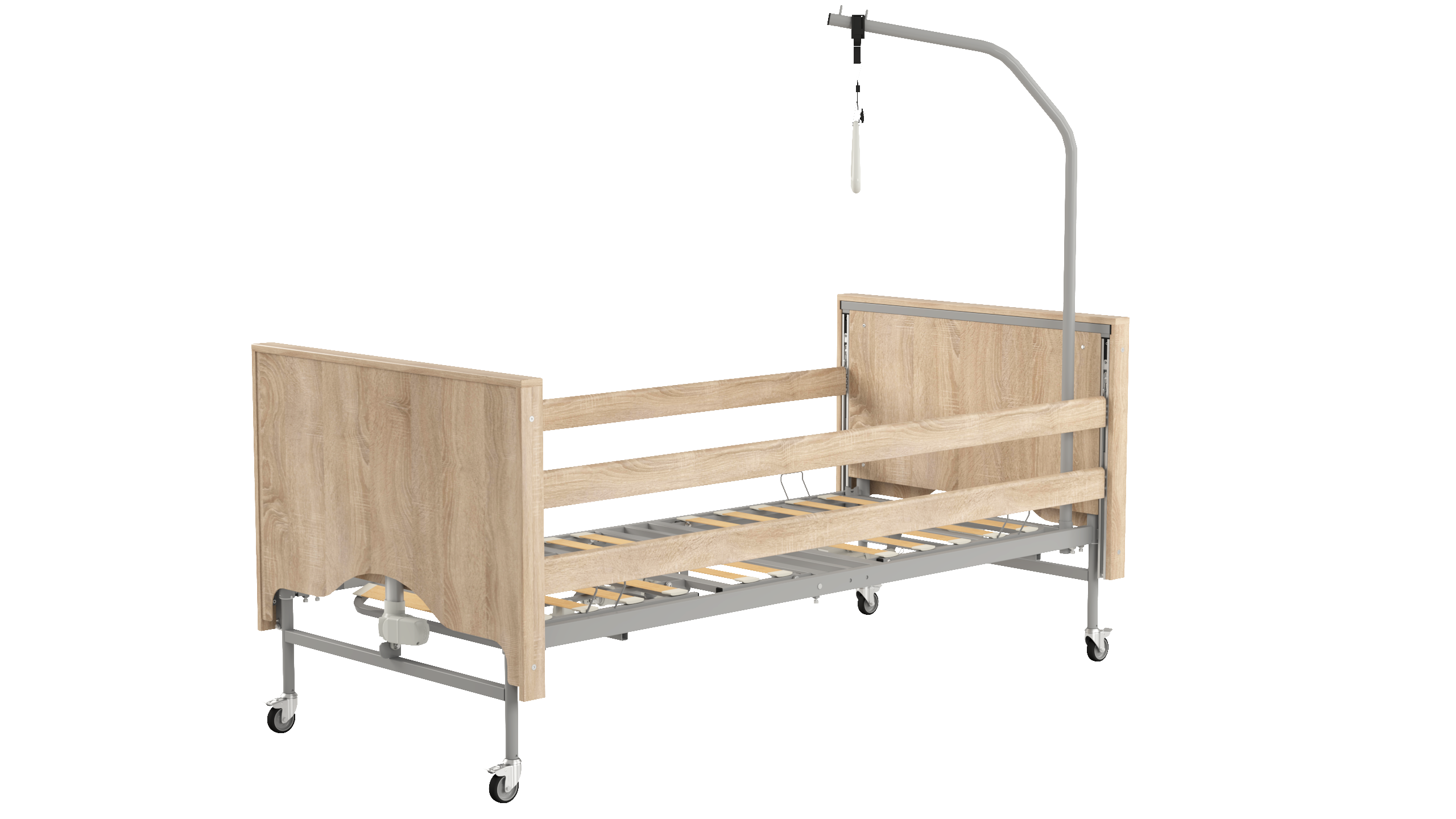 Elektriskt styrd vårdsäng, Sonoma Ek - 2