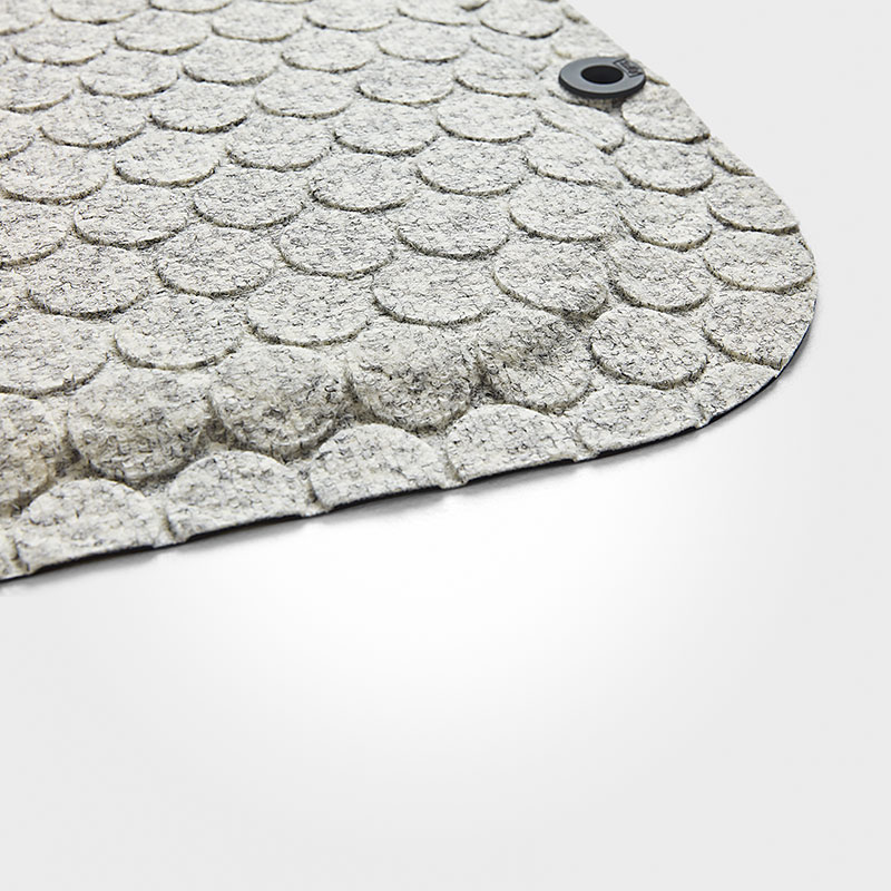 StandUp Circle arbetsplatsmatta, White Ash - 2