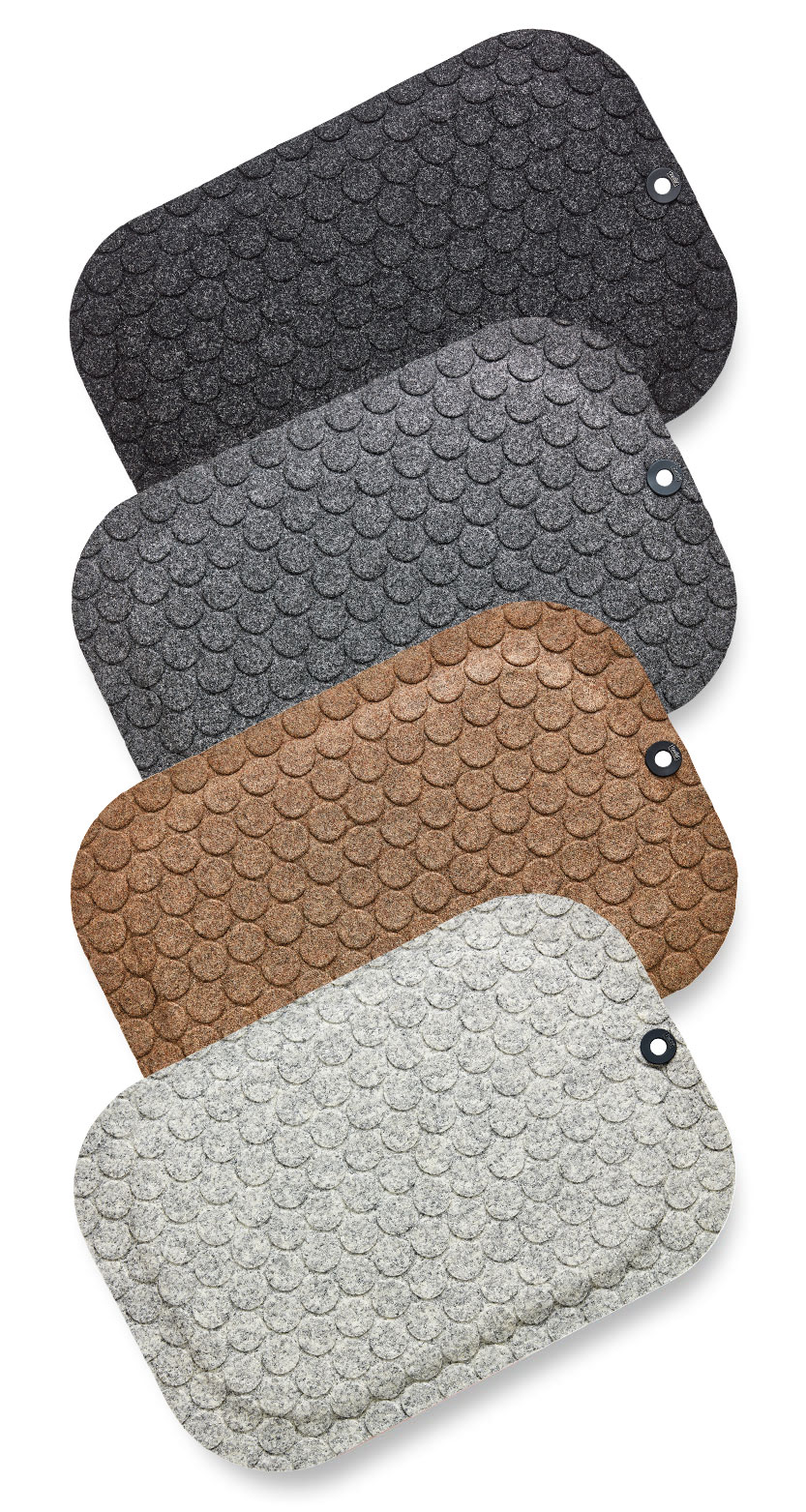 StandUp Circle arbetsplatsmatta, Grey - 4