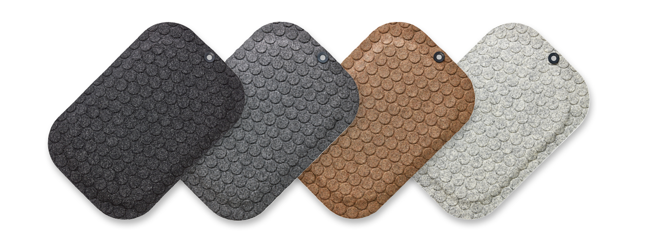 StandUp Circle arbetsplatsmatta, Grey - 3