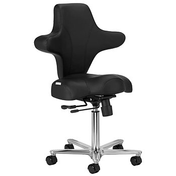 Plus ergonomisk kontorsstol, svart