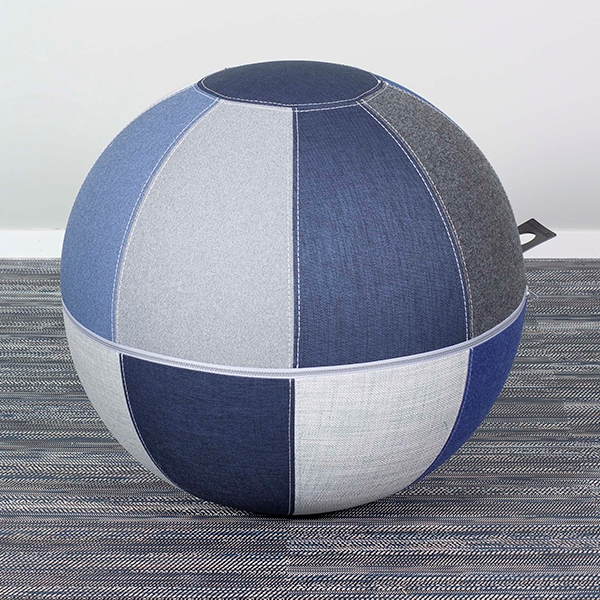 Office Ball Medley, Blå / Grå, 65 cm