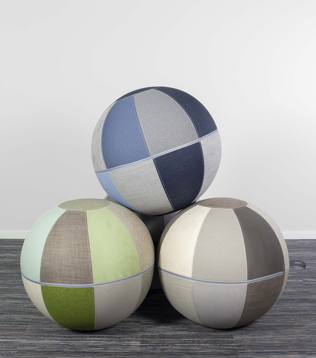 Office Ball Medley, Grön / Beige, 65 cm - 2