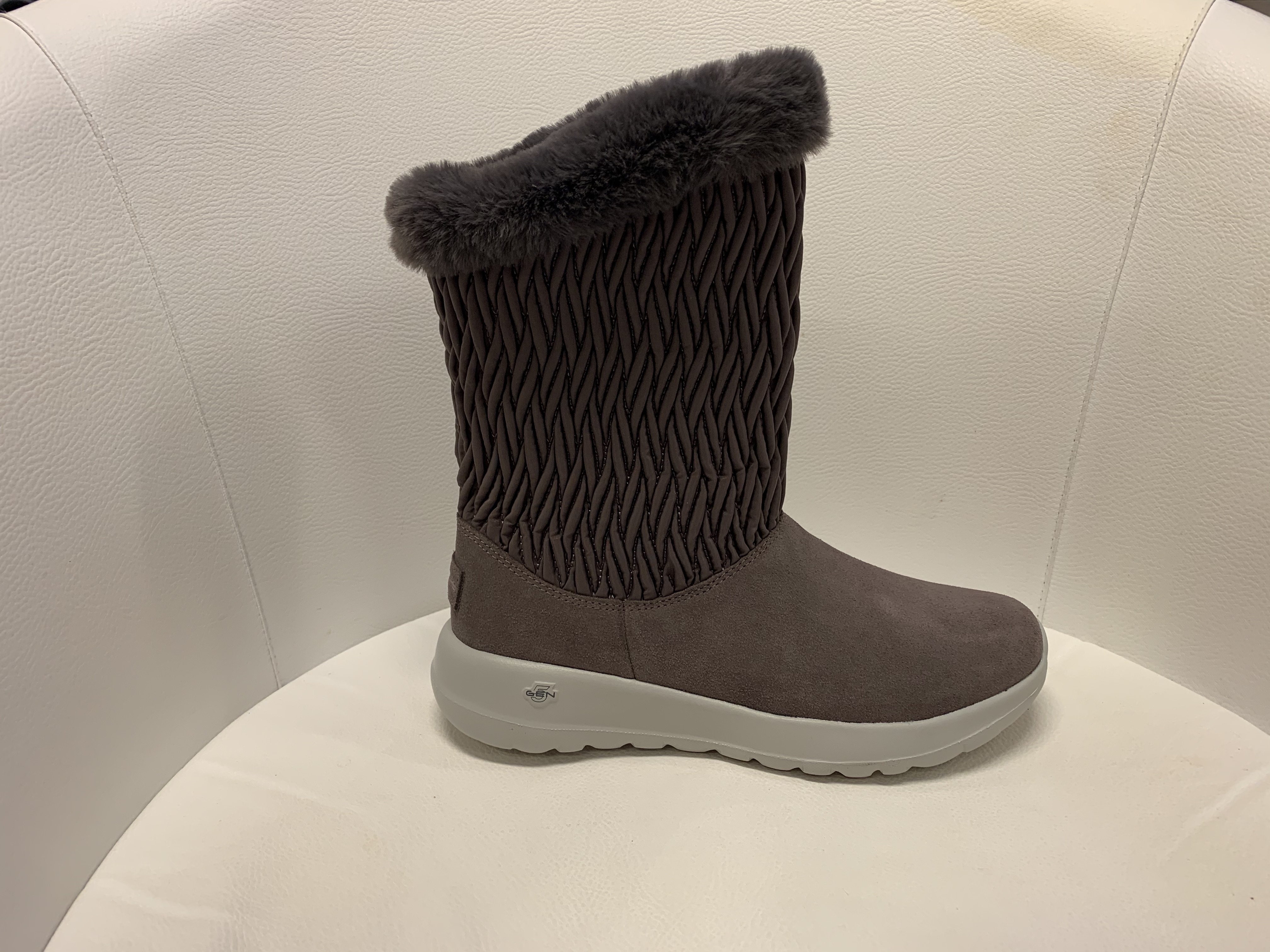 SKECHERS   fodrad stövel "Snow Bunny" GO WALK BOOTS. Skaftet går att vika ned. Jätte-sköna! - 6