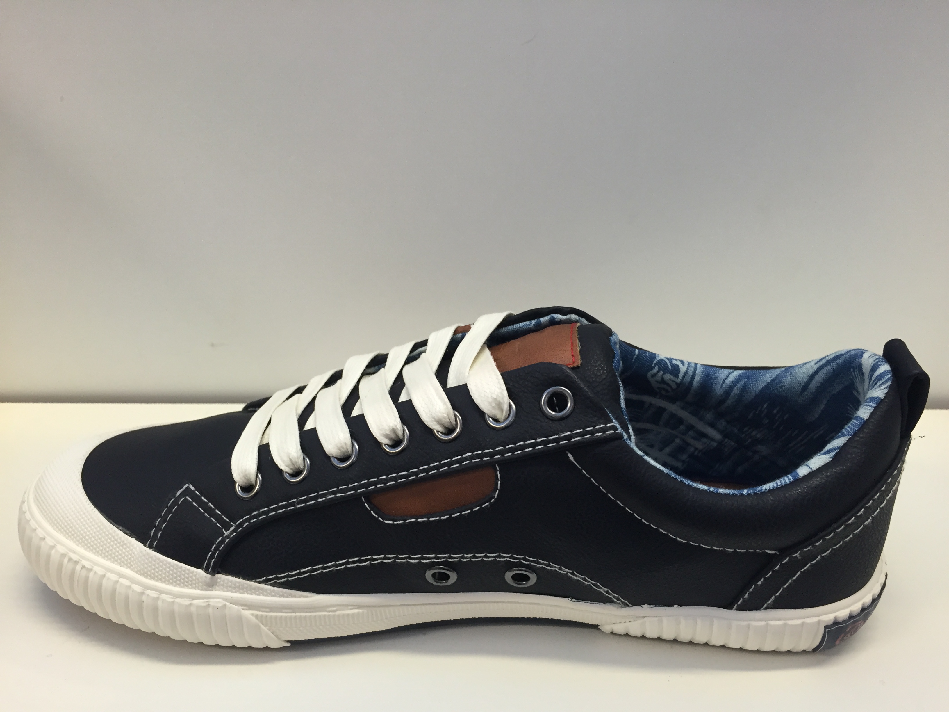 Fritidssko skinn navy - 2