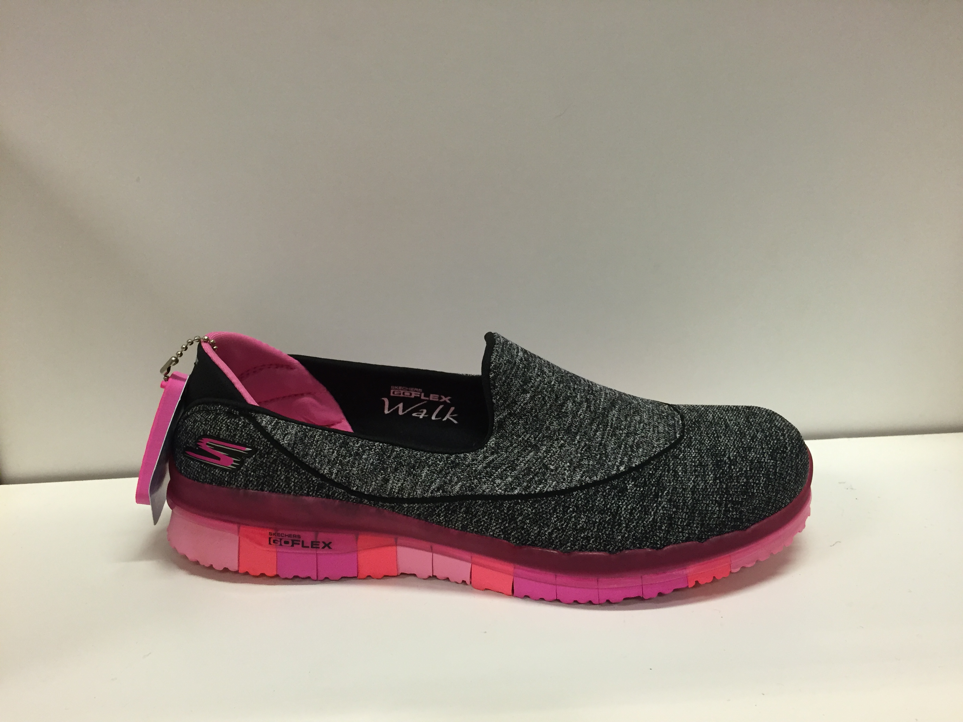 Skechers "Go-flex walk" Grå/rosa - 3
